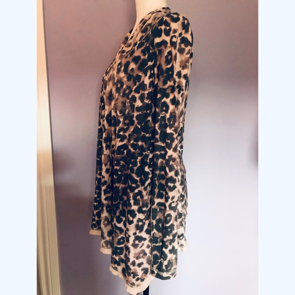 Rebecca Taylor leopard print cardigan - Picture 3 of 4